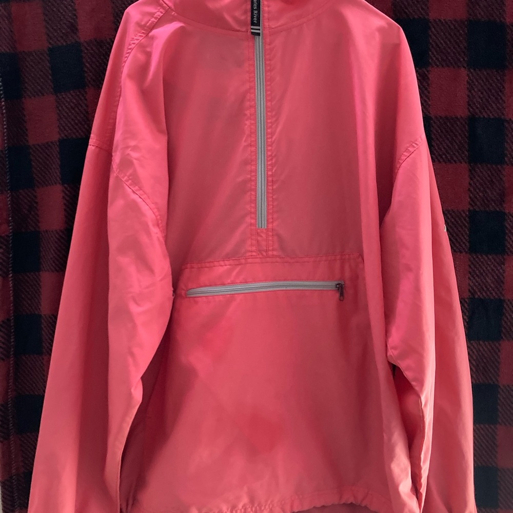 Pink wind breaker